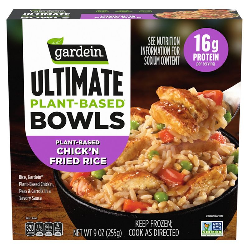 Gardein Ultimate Plant-Based Chick'n Fried Rice Bowls, 9 oz