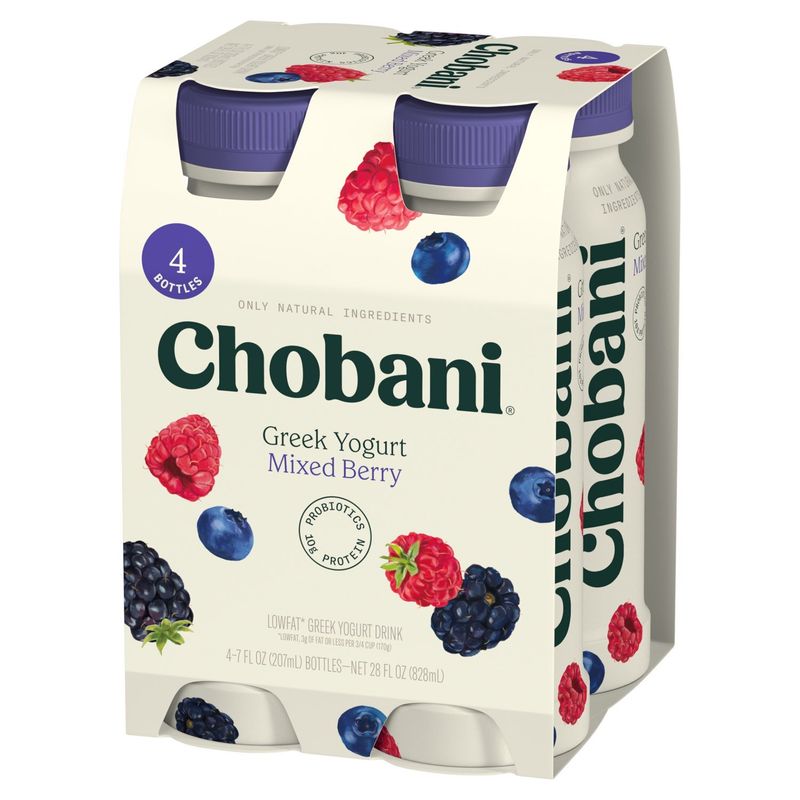 Chobani Greek Yogurt Mixed Berry Lowfat Greek Yogurt Drink