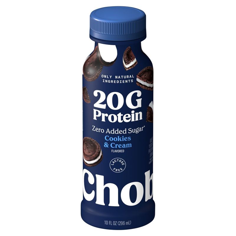 Chobani 20g Protein Cookies &amp; Cream Flavored Greek Yogurt Protein Drink, 10 fl oz