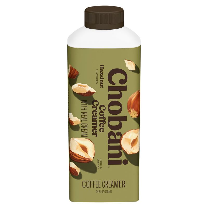 Chobani Hazelnut Flavored Coffee Creamer, 24 fl oz