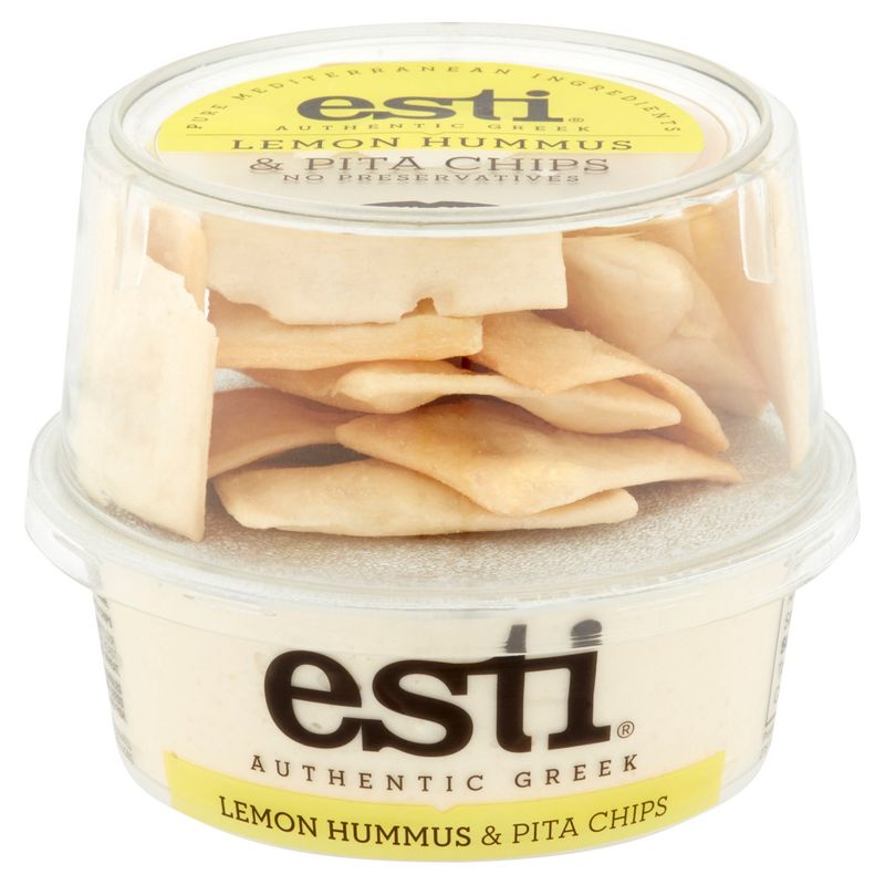 Esti Lemon Hummus &amp; Pita Chips, 4.6 oz