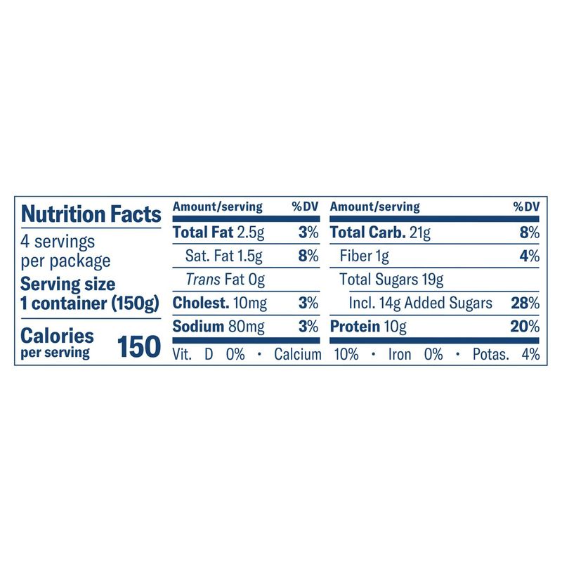 Chobani Vanilla Reduced Fat with Mango &amp; Passion Fruit Greek Yogurt, 5.3 oz, 4 count