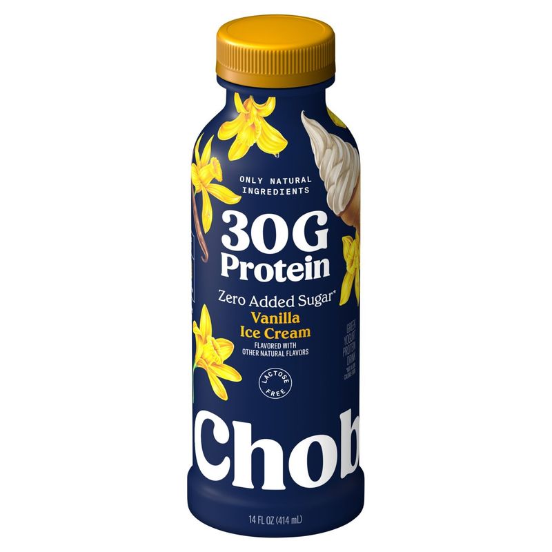 Chobani Vanilla Ice Cream Greek Yogurt Protein Drink, 14 fl oz