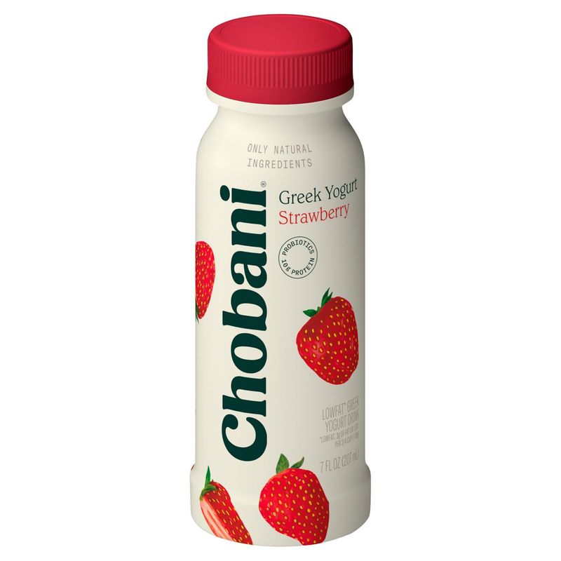 Chobani Strawberry Greek Yogurt Drink, 7 fl oz