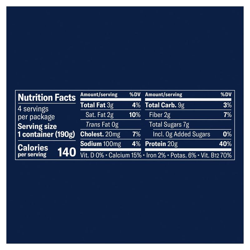 Chobani 20g Protein Vanilla Lowfat Greek Yogurt, 6.7 oz, 4 count