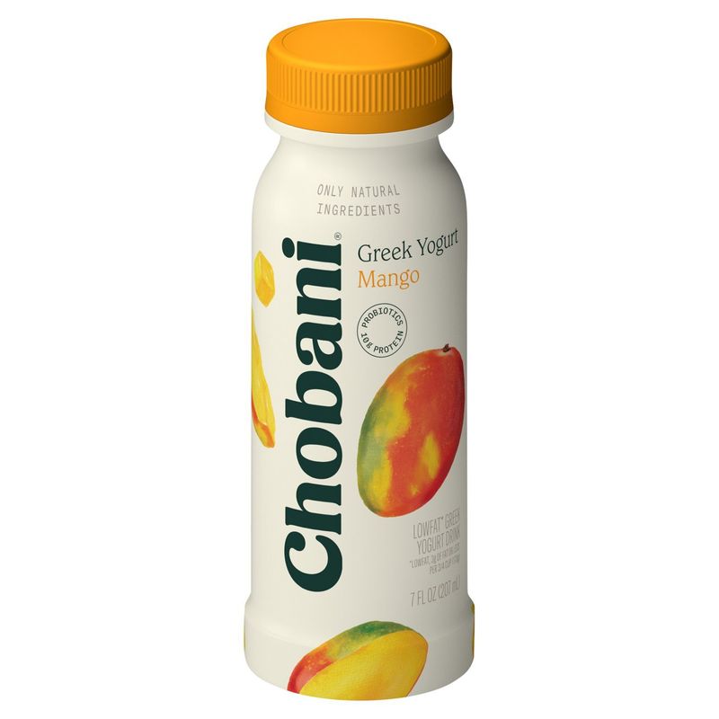 Chobani Mango Lowfat Greek Yogurt Drink, 7 fl oz