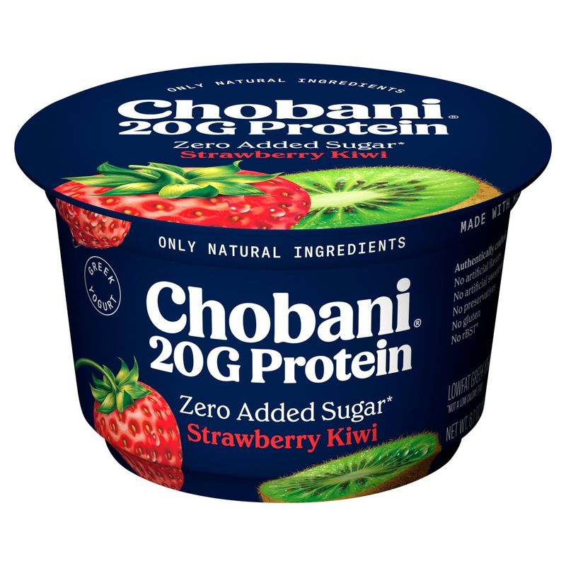 Chobani Strawberry Kiwi Lowfat Greek Yogurt, 6.7 oz