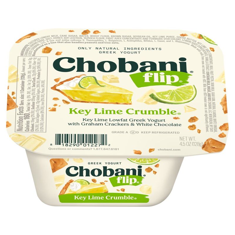 Chobani Flip Key Lime Crumble Greek Yogurt, 4.5 oz
