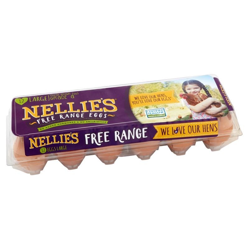 Nellie's Large Free Range Eggs, 12 count, 24 oz
