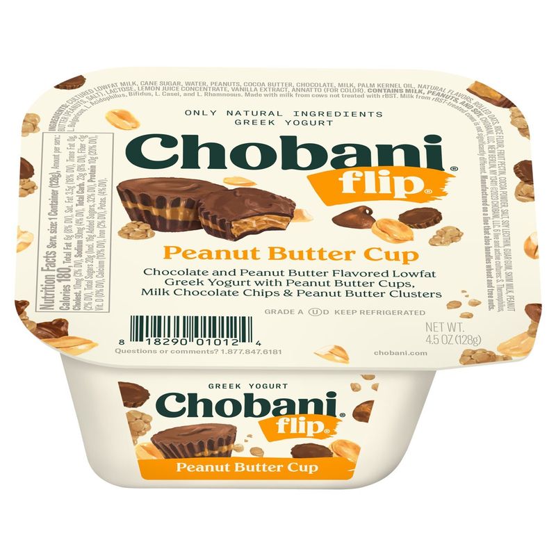 Chobani Flip Peanut Butter Cup Greek Yogurt, 4.5 oz