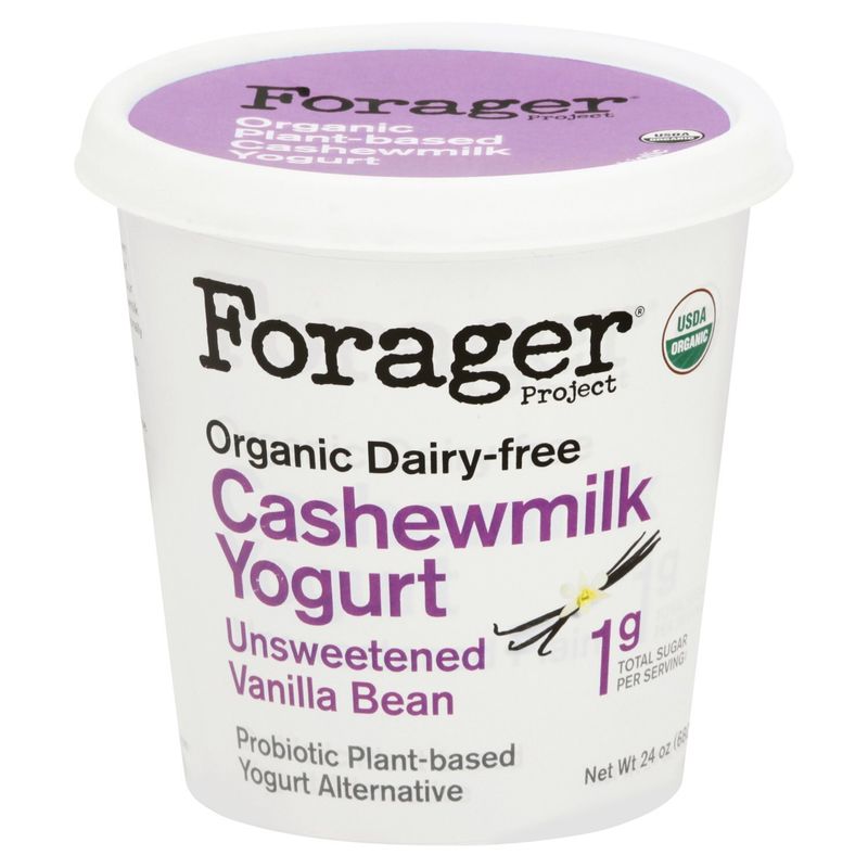 Forager Project Organic Dairy-Free Unsweetened Vanilla Bean Cashewmilk Yogurt, 24 oz