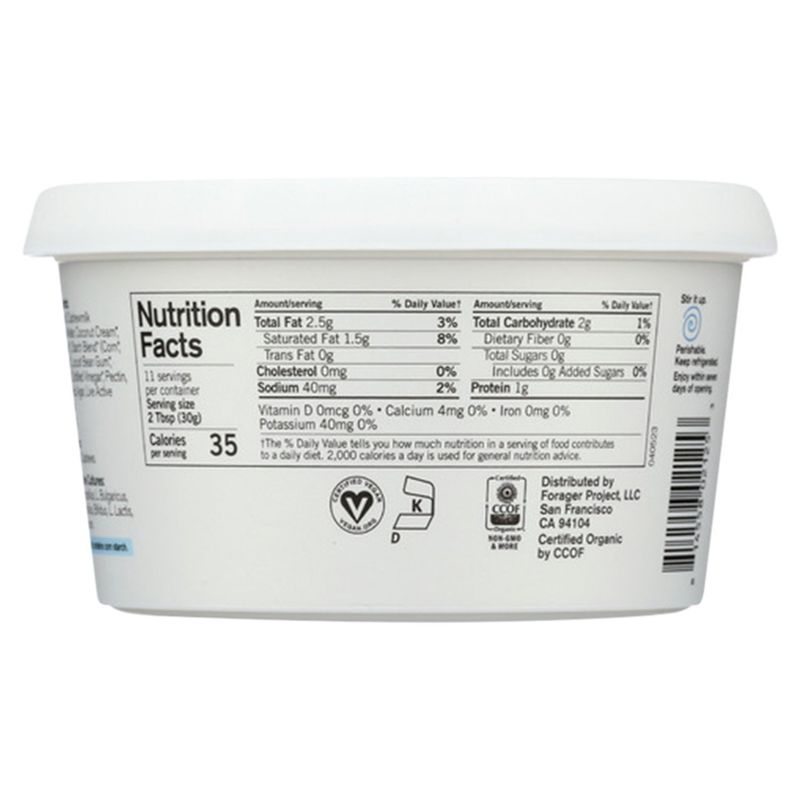 Forager Project Dairy-Free Sour Cream Alternative, 12 oz