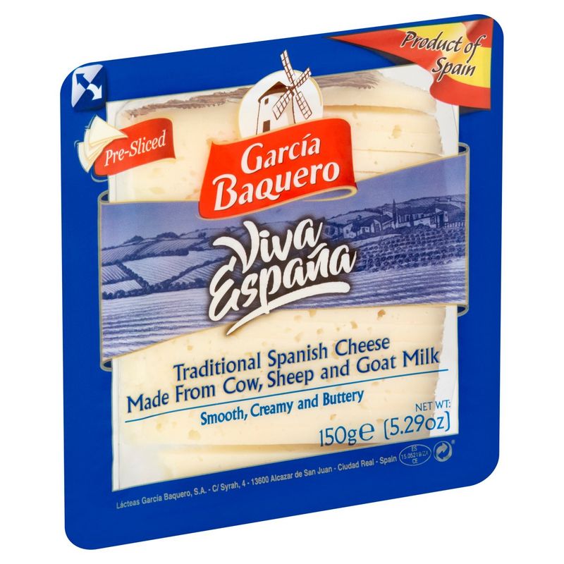 García Baquero Viva Espana Pre-Sliced Traditional Spanish Cheese, 5.29 oz
