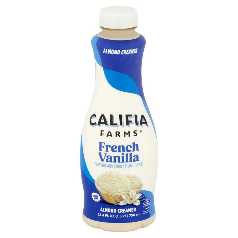 Califia Farms French Vanilla Almond Creamer, 25.4 fl oz