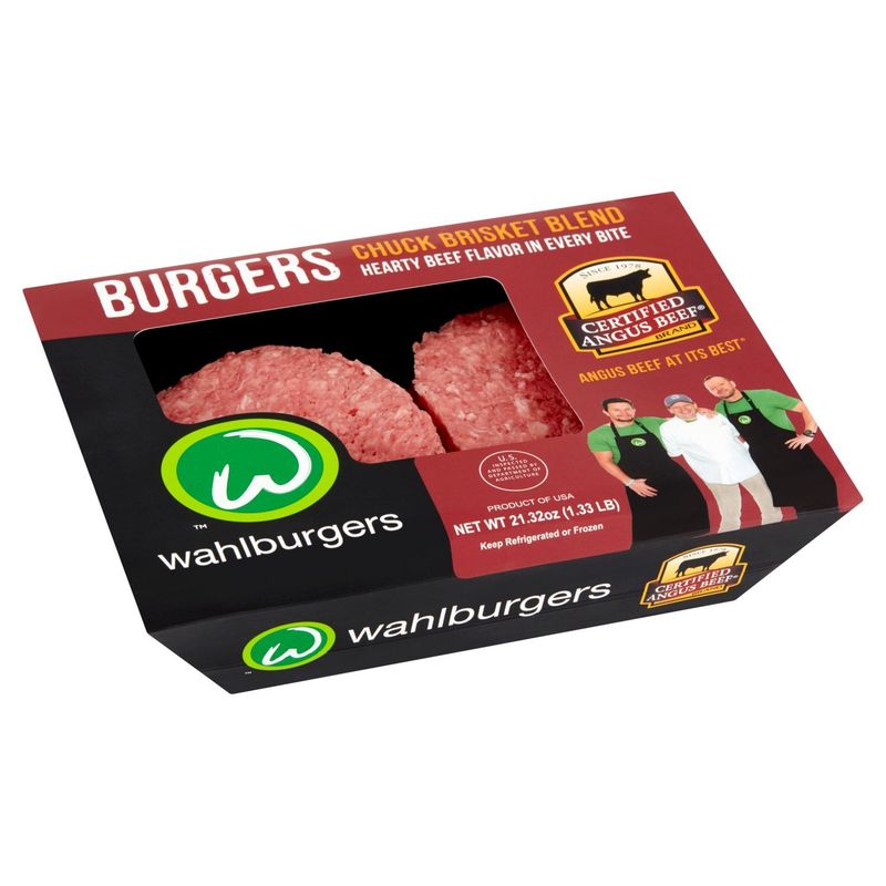 Wahlburgers Chuck Brisket Blend Burgers, 21.32 oz