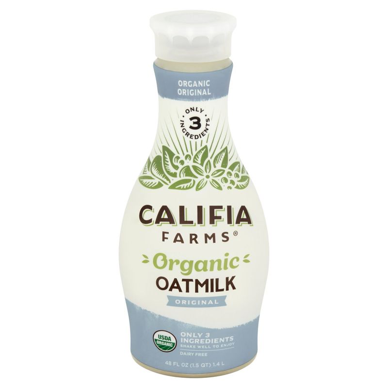 Califia Farms Organic Original Oatmilk, 48 fl oz