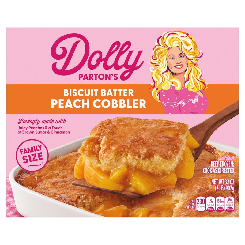 Dolly Parton's Peach Cobbler Biscuit Batter Family Size, 32 oz