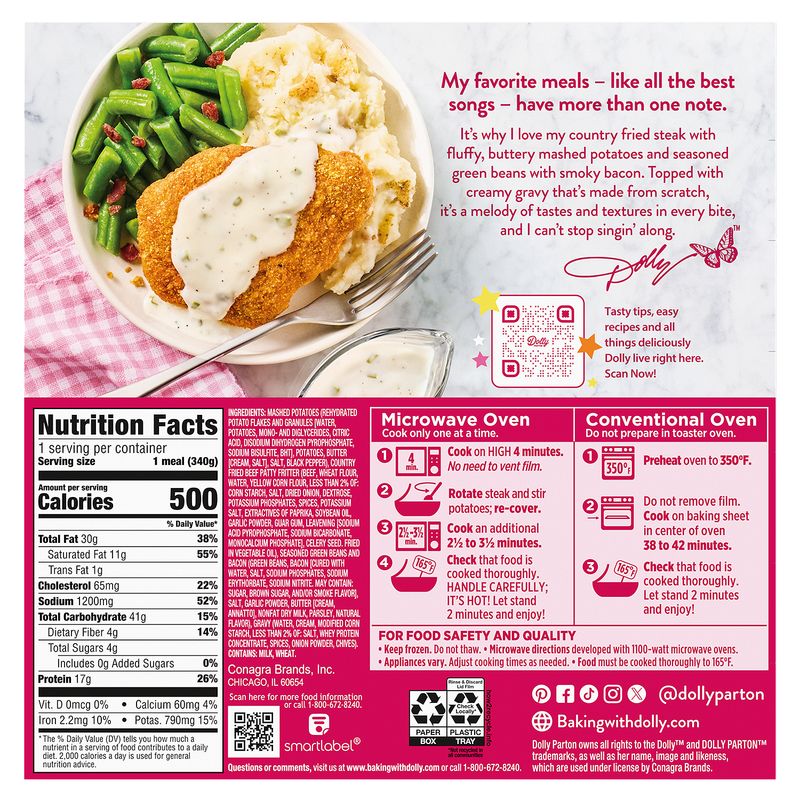 Dolly Parton's Country Fried Steak, 12 oz