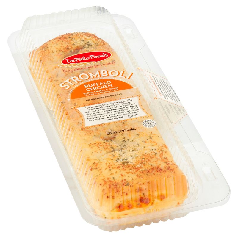DePalo Foods Buffalo Chicken &amp; Cheese Stromboli, 14 oz
