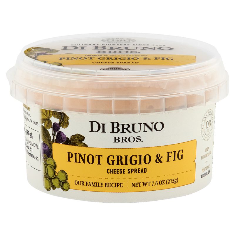 Di Bruno Bros. Pinot Grigio &amp; Fig Cheese Spread, 7.6 oz