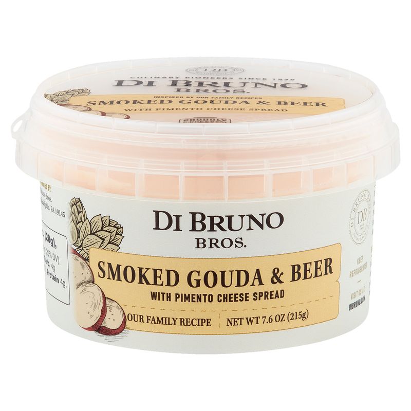 Di Bruno Bros. Smoked Gouda &amp; Beer with Pimento Cheese Spread, 7.6 oz