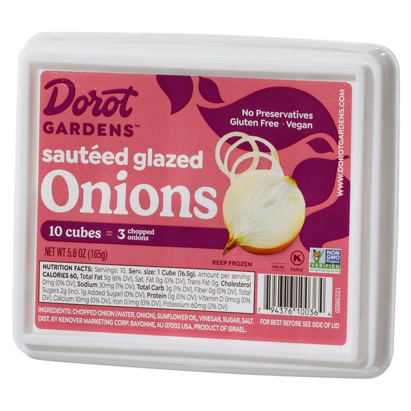 Dorot Gardens Sautéed Glazed Onion, 10 count, 5.8 oz