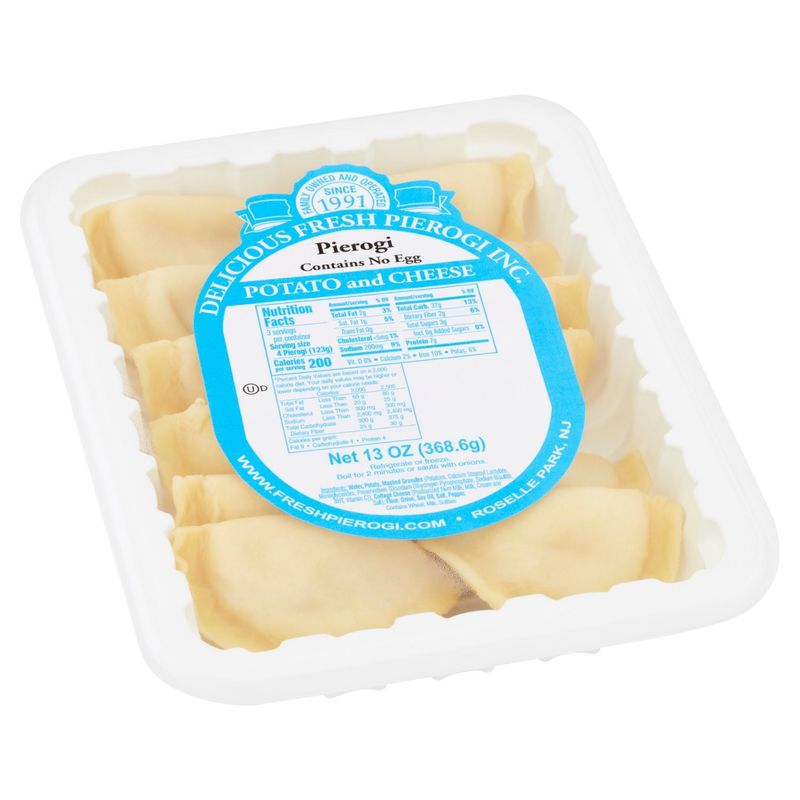 Delicious Fresh Pierogi Inc. Potato and Cheese Pierogi, 13 oz