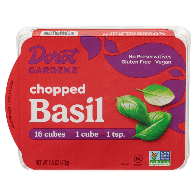 Dorot Gardens Chopped Basil, 16 count, 2.5 oz