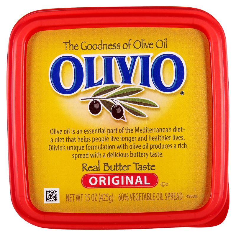 Olivio Original 60% Vegetable Oil Spread, 15 oz