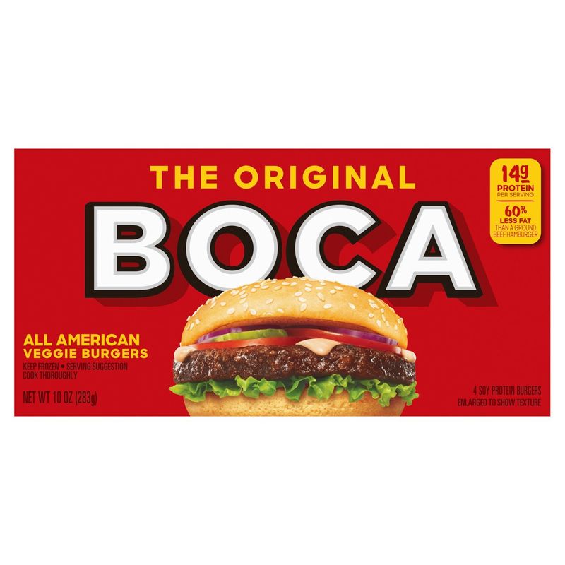 Boca the Original All American Veggie Burgers, 4 count, 10 oz