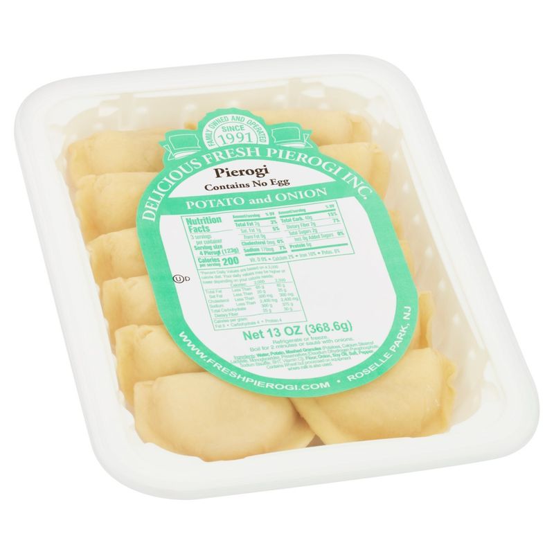 Delicious Fresh Pierogi Inc. Potato and Onion Pierogi, 13 oz