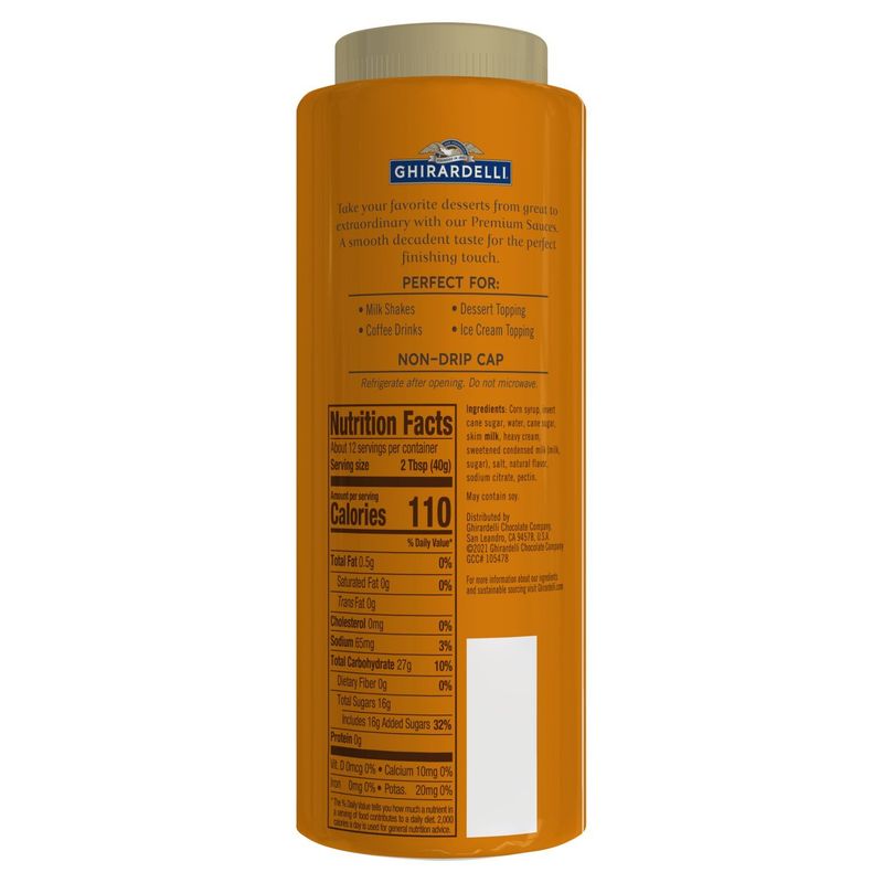GHIRARDELLI Premium Caramel Sauce - 16 Oz