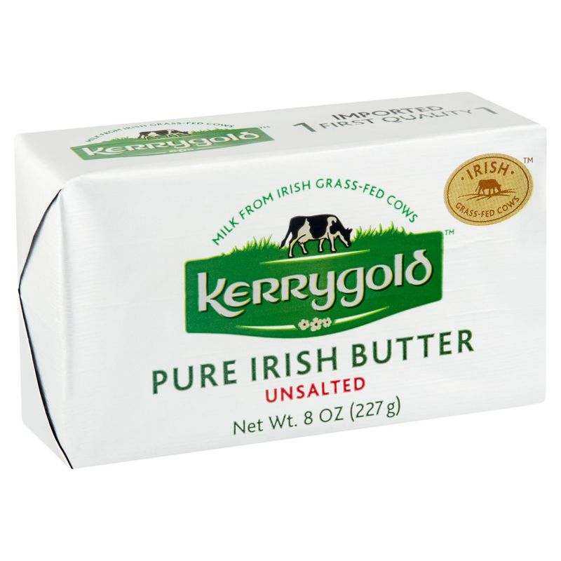 Kerrygold Unsalted Pure Irish Butter, 8 oz