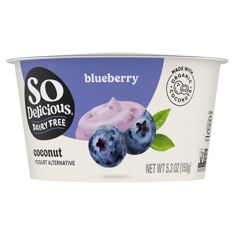 So Delicious Dairy Free Blueberry Coconut Yogurt Alternative, 5.3 oz