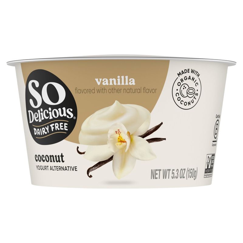 So Delicious Dairy Free Vanilla Coconut Yogurt Alternative, 5.3 oz