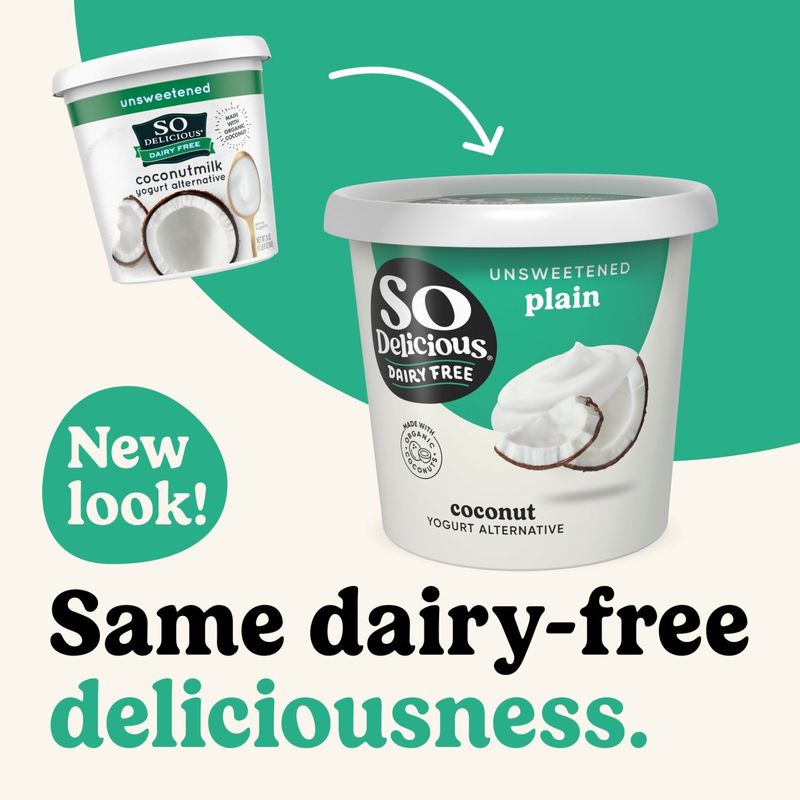So Delicious Dairy Free Unsweetened Plain Coconut Yogurt Alternative, 24 oz