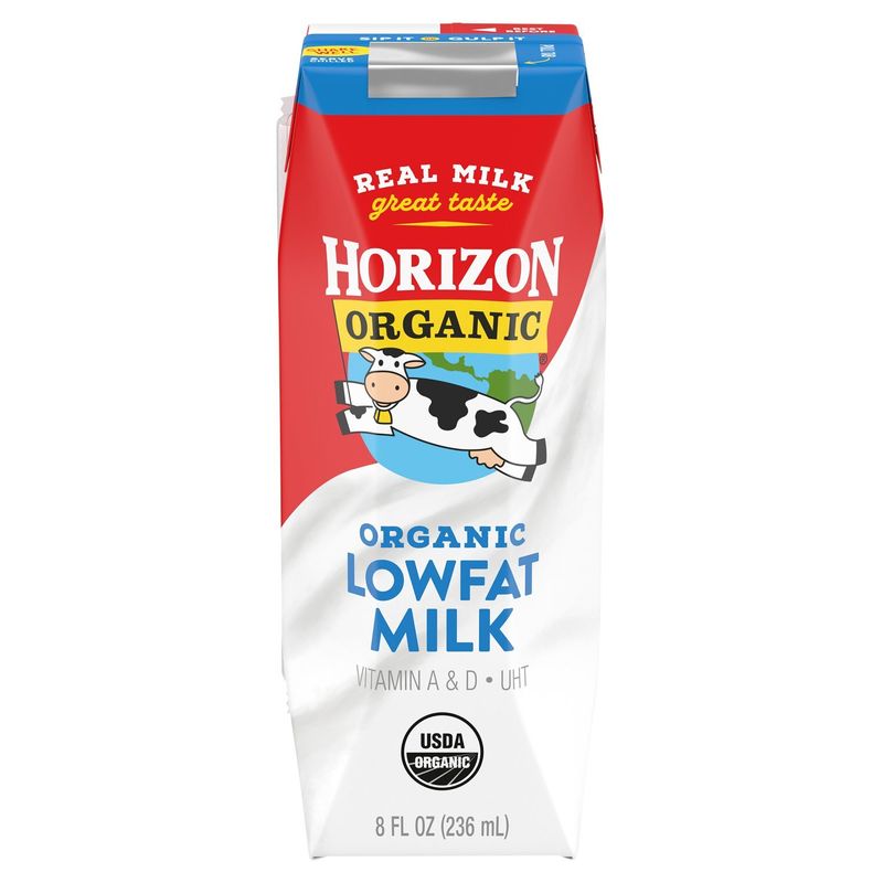 Horizon Organic Lowfat Milk, 8 fl oz