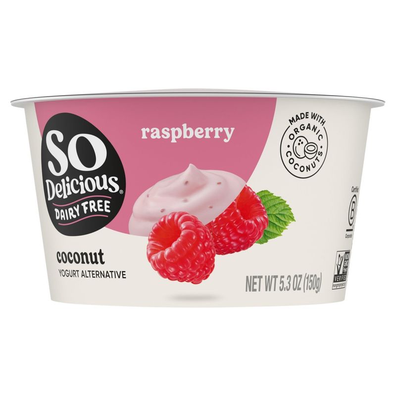 So Delicious Dairy Free Raspberry Coconut  Yogurt Alternative, 5.3 oz