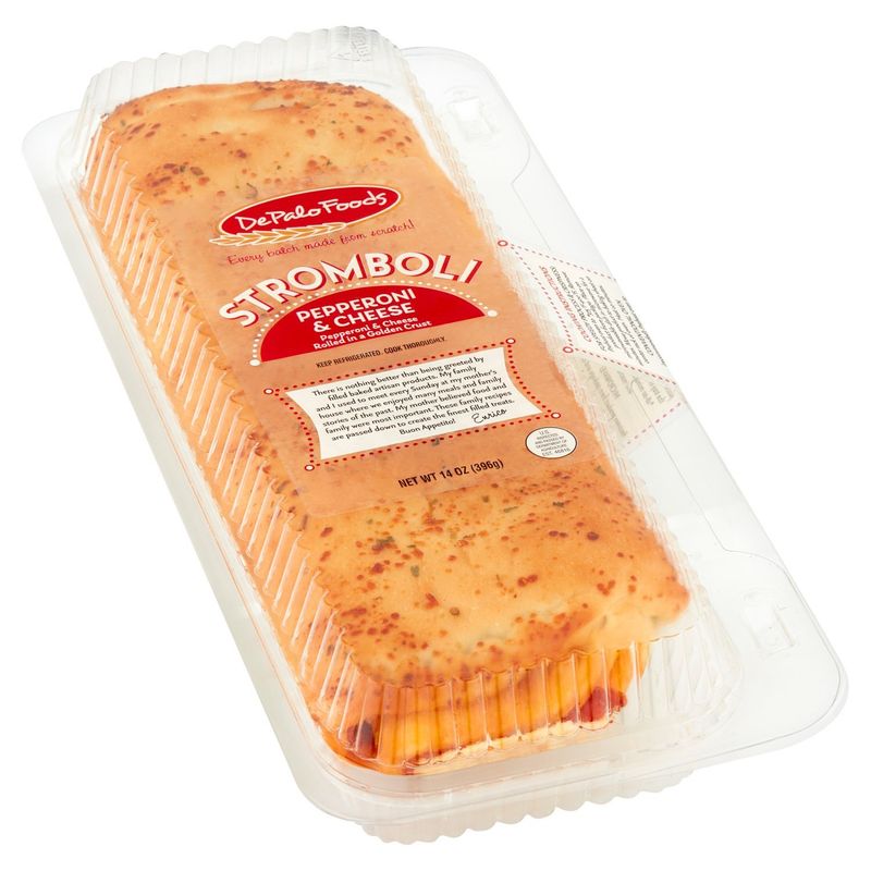 DePalo Foods Pepperoni &amp; Cheese Stromboli, 14 oz