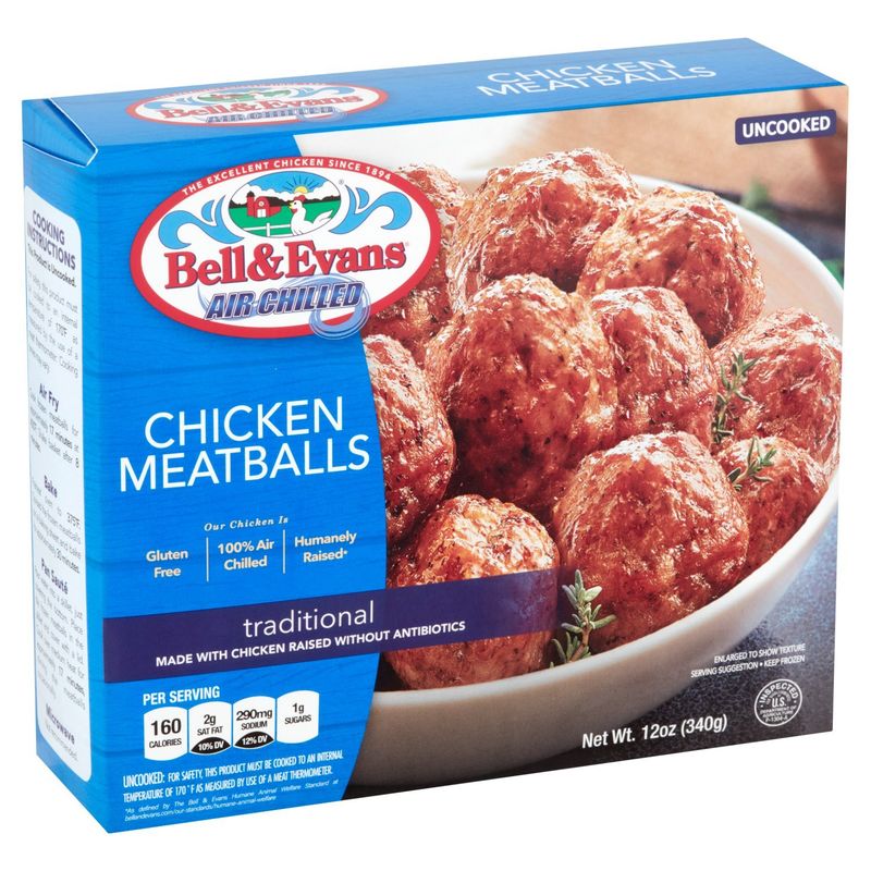 Bell &amp; Evans Chicken Meatballs, 12 oz