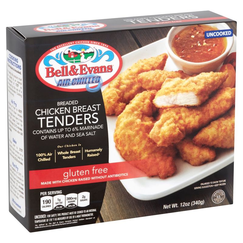 Bell &amp; Evans Breaded Chicken Breast Tenders, 12 oz