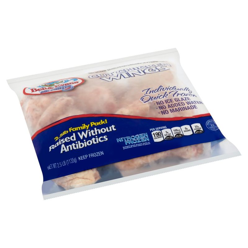 Bell &amp; Evans Cut Chicken Wings Family Pack!, 2.5 lb