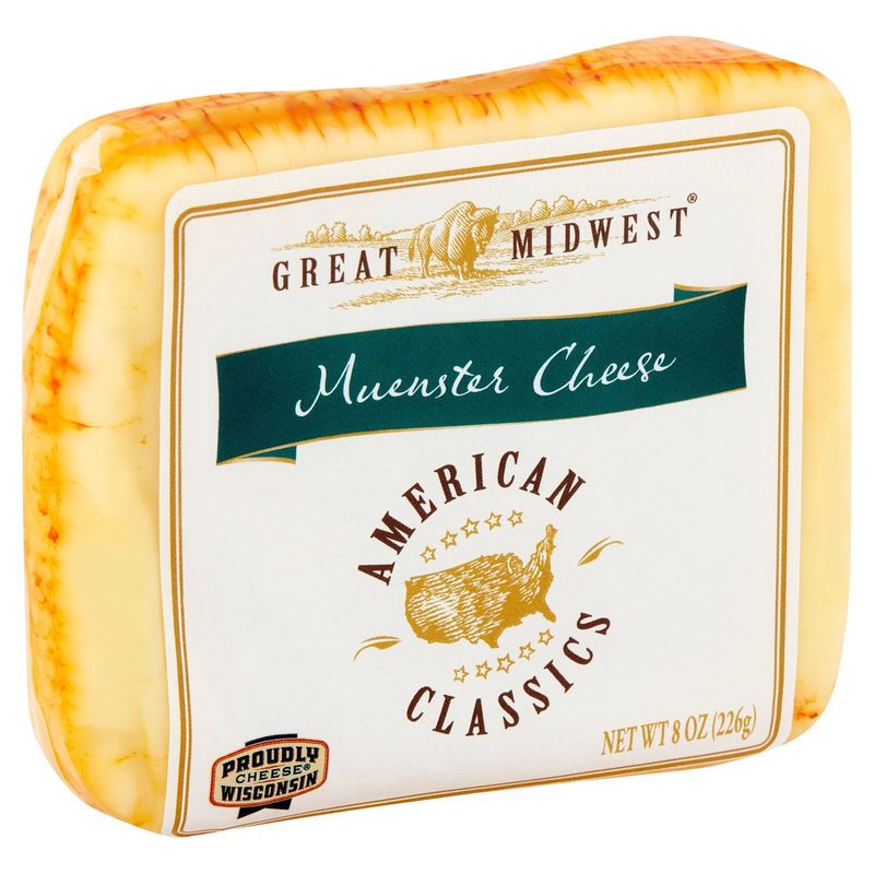 Great Midwest Muenster Cheese, 8 oz