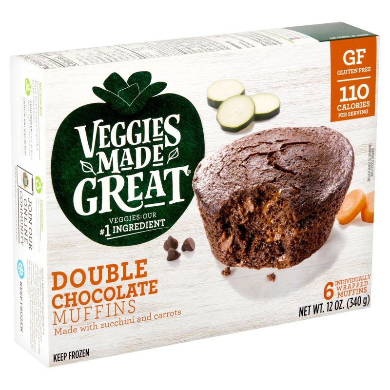 Veggies Made Great Double Chocolate Muffins, 12 oz