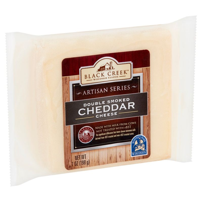 Black Creek Artisan Series Double Smoked Cheddar Cheese, 7 oz