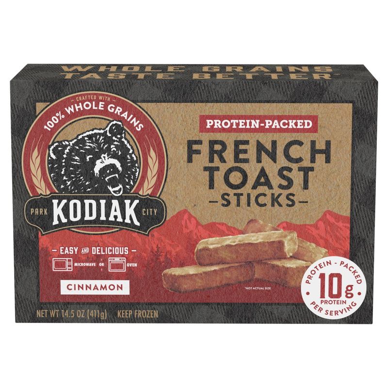 Kodiak Cinnamon Protein-Packed French Toast Sticks, 14.5 oz