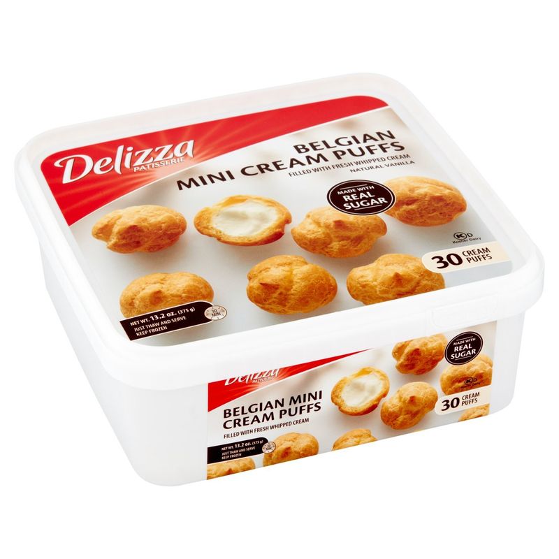 Delizza Patisserie Belgian Mini Cream Puffs, 30 count, 13.2 oz