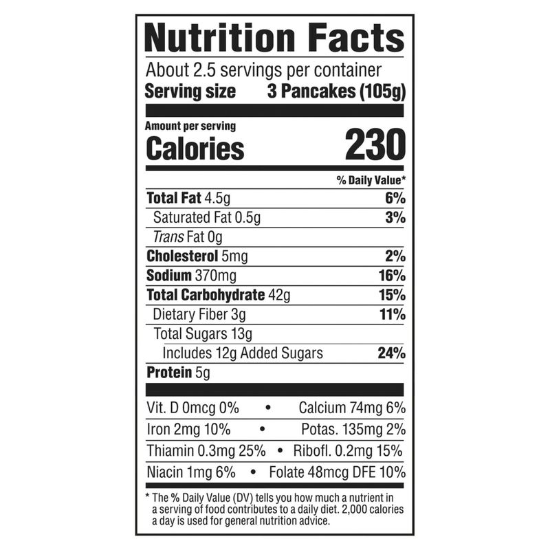 Bluey Buttermilk Pancakes, 8 count, 9.87 oz