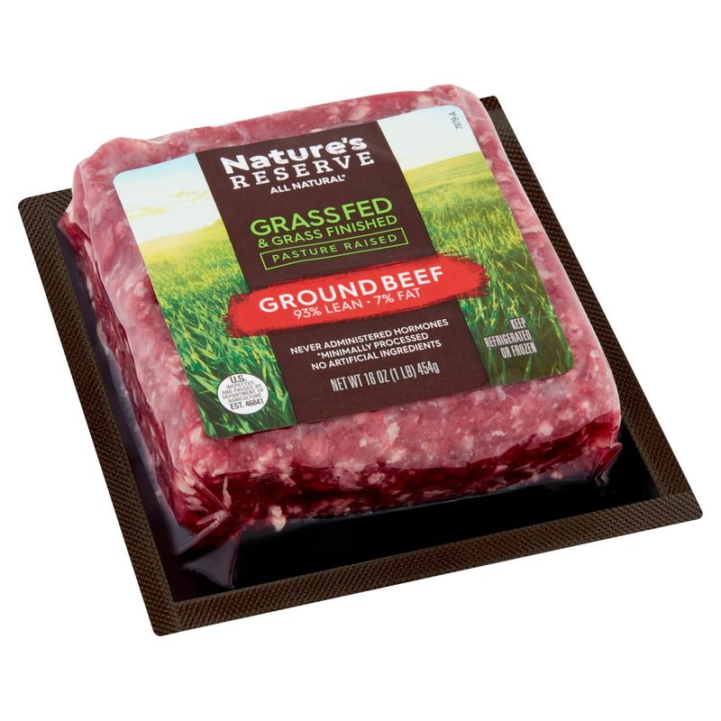 Nature's Reserve 93% Lean 7% Fat Ground Beef, 16 oz