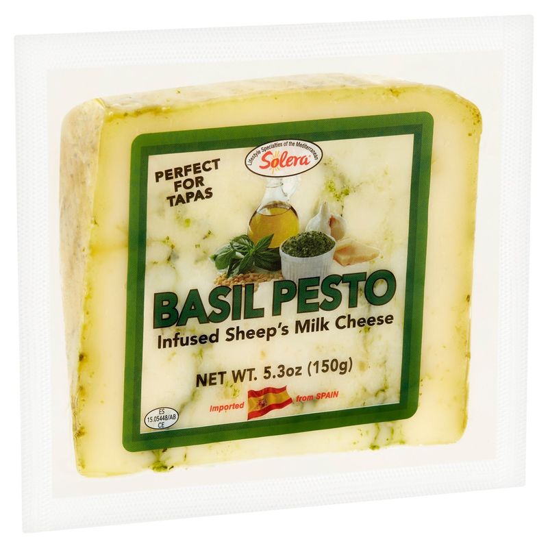 Solera Basil Pesto Infused Sheep's Milk Cheese, 5.3 oz